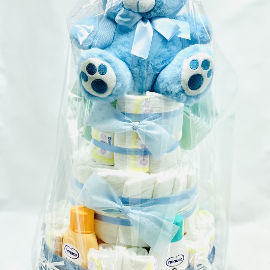 tartas de pañales, tarta de pañales, regalos bebé, detalles bebé