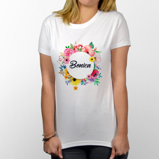 Camiseta chica "Bonica" - de camisetas para mujer
