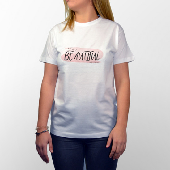 Camiseta chica "I'm a beautiful woman" - Tienda de camisetas mujer