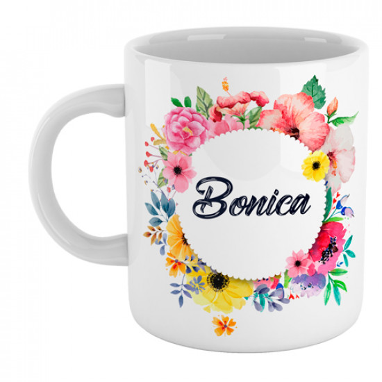 Taza flores Bonica - Supermolón - Tazas originales para regalar