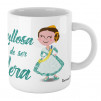 Taza  personalizada con mensaje divertido para las falleras.